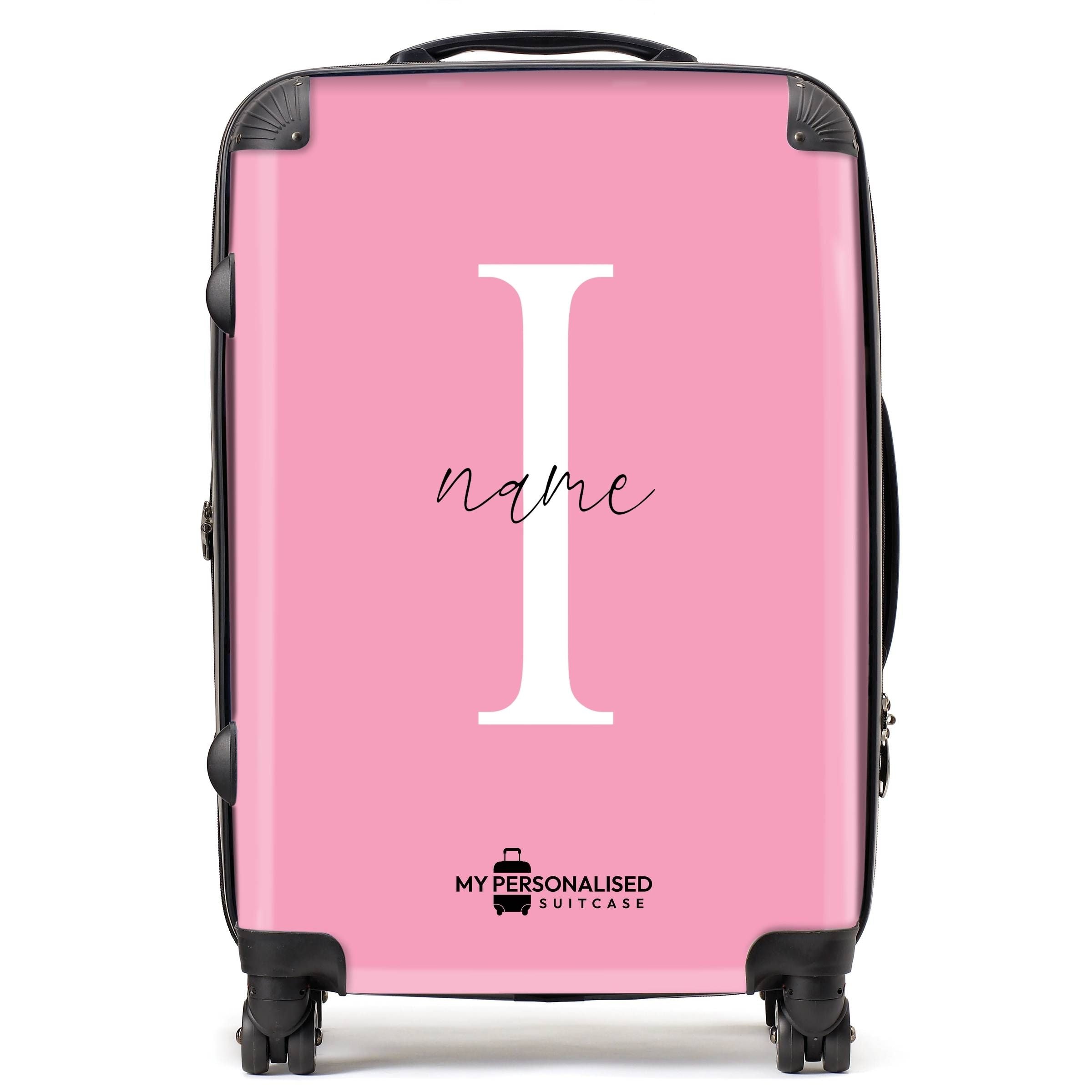 Cheap personalised suitcase on sale