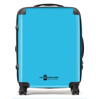 Personalised Baby Blue Suitcase