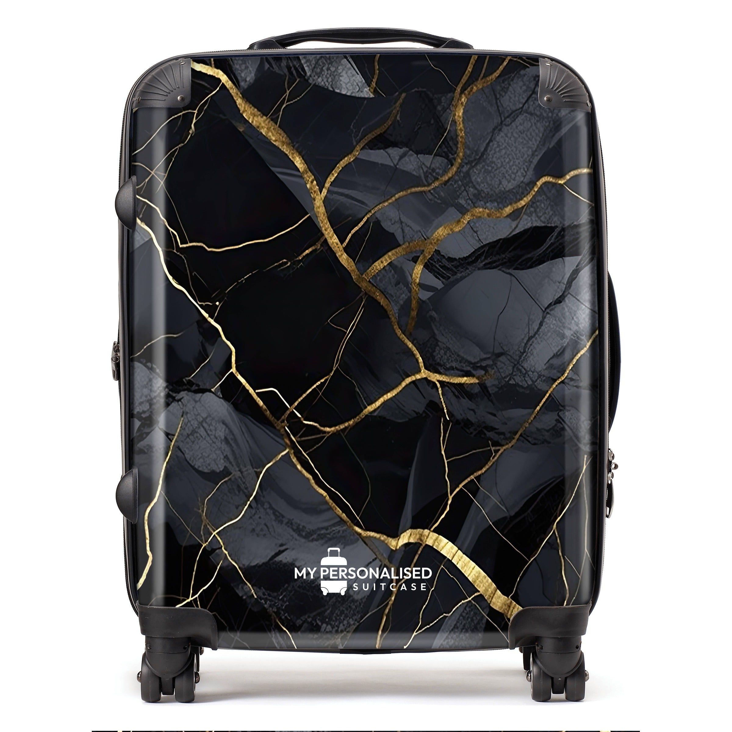 Black marble luggage online