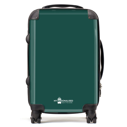 Personalised Dark Green Suitcase