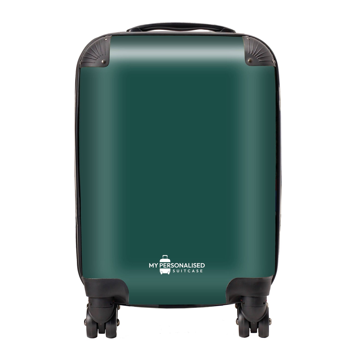 Personalised Dark Green Suitcase