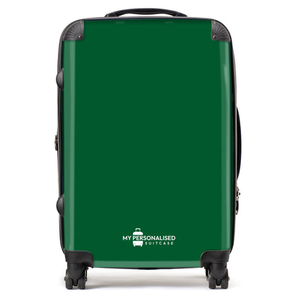 Personalised Forest Green Suitcase