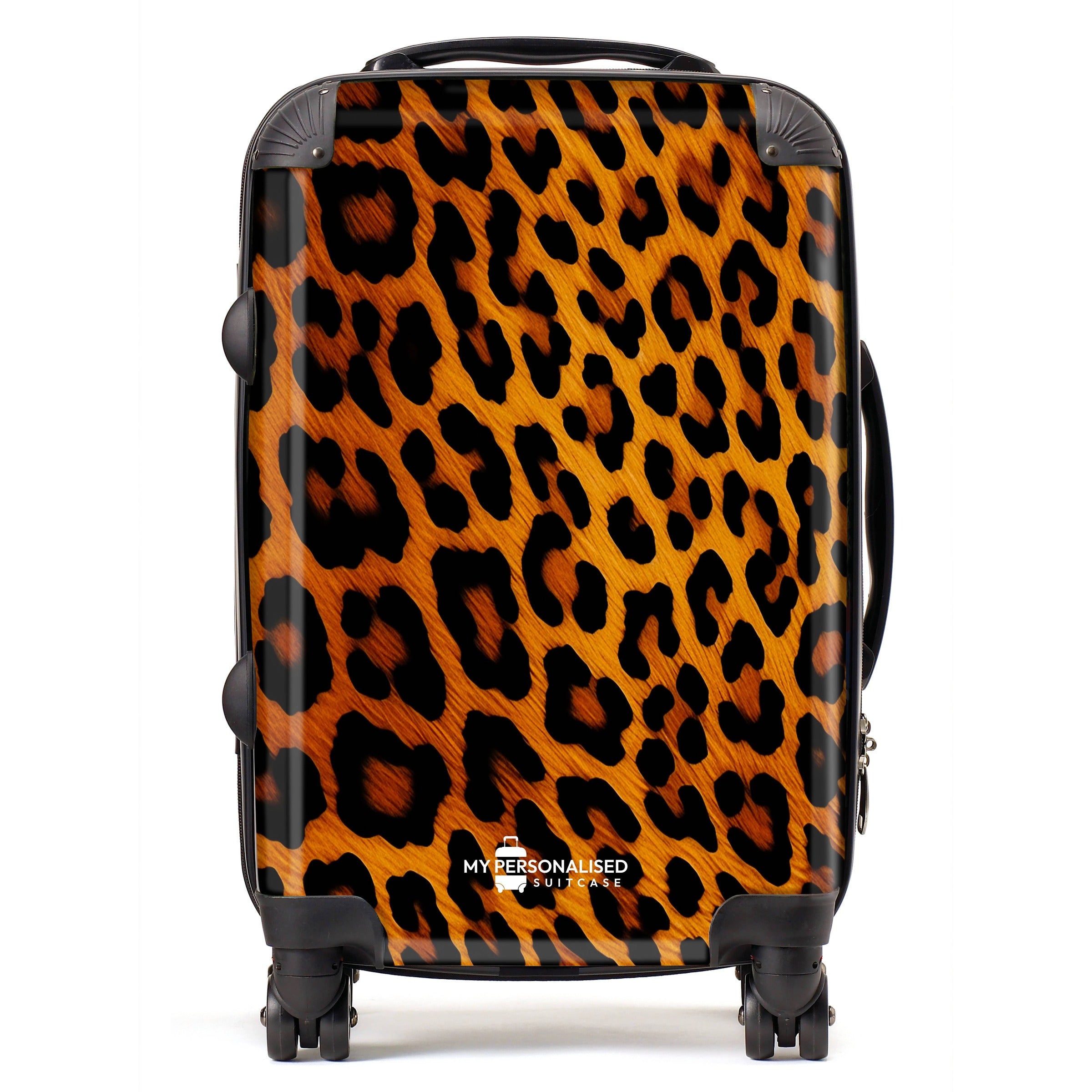 Personalised Leopard Suitcase Kids Mini Cabin 44x31x20cm 17.3inch