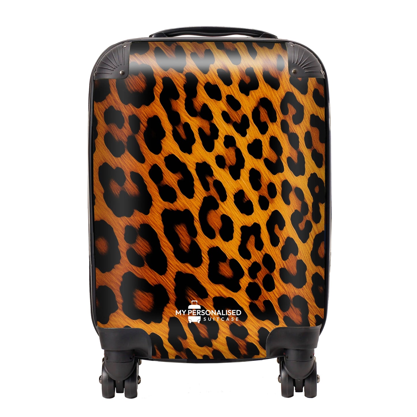 Personalised Leopard Suitcase