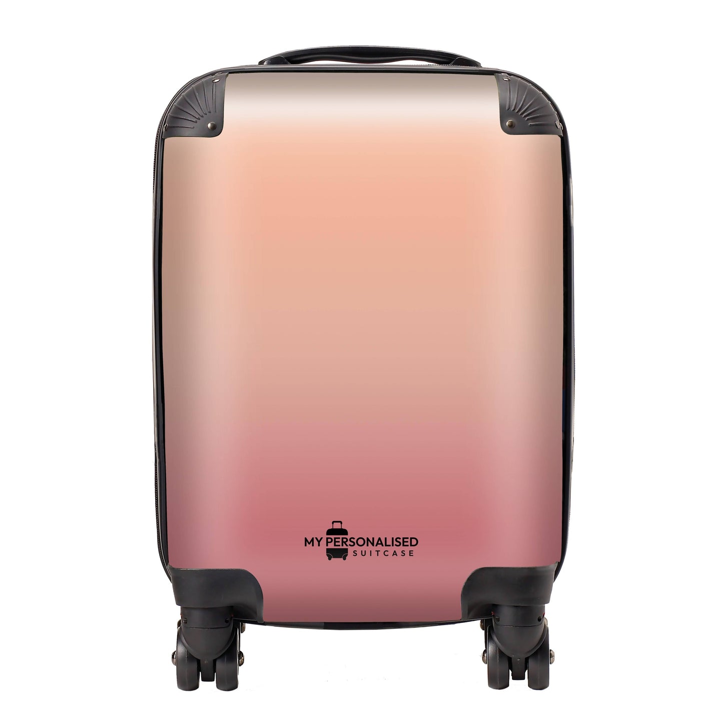 Personalised Nude Peach Ombre Gradient Suitcase