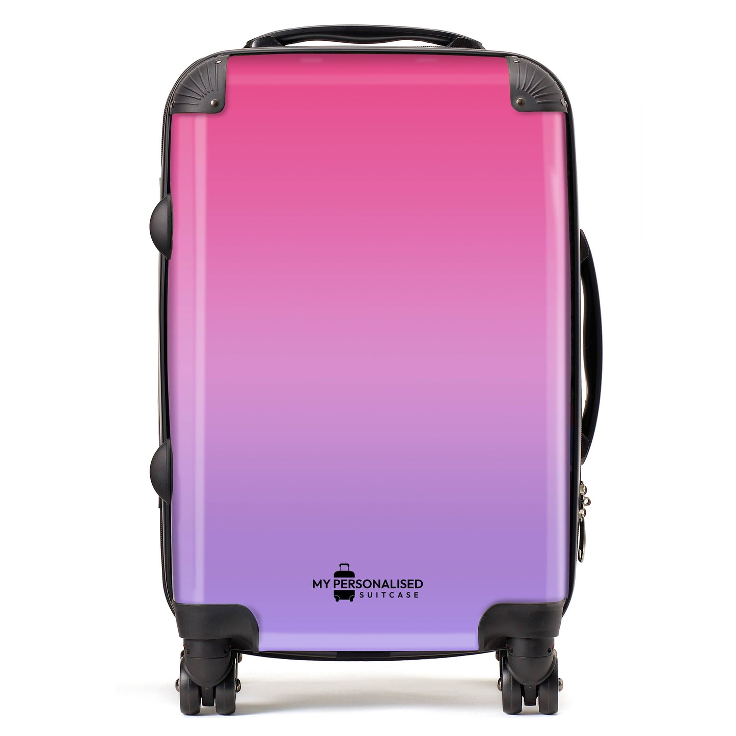 Personalised Purple and Pink Ombre Gradient Suitcase