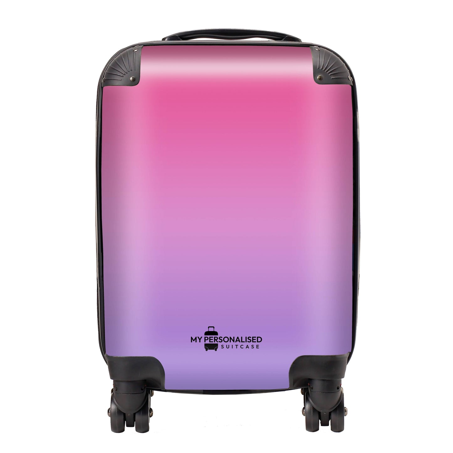 Personalised Purple and Pink Ombre Gradient Suitcase