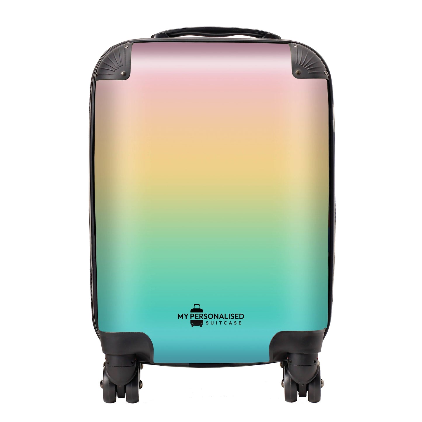 Personalised Rainbow Ombre Gradient Suitcase