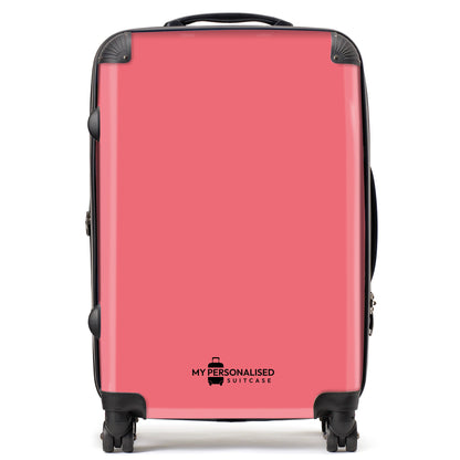 Personalised Pastel Pink Suitcase