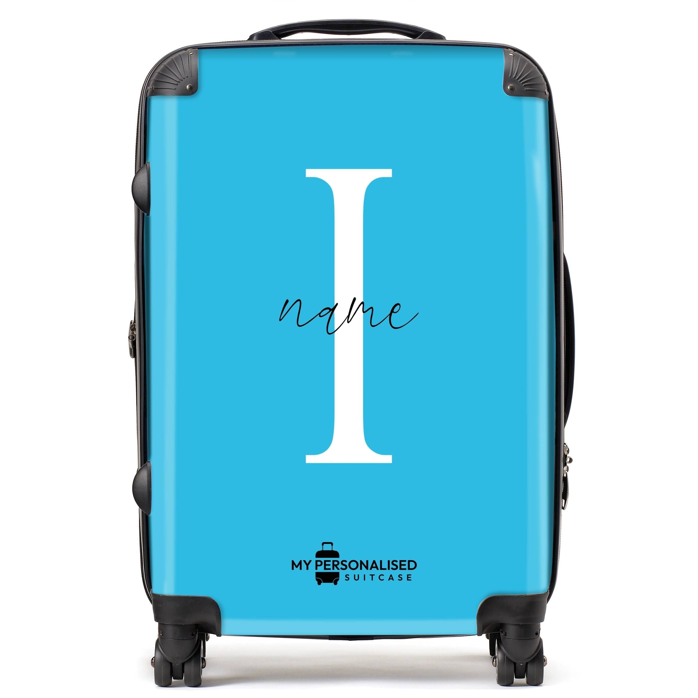 Personalised Baby Blue Suitcase My Personalised Suitcase