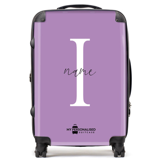 Personalised Baby Purple Suitcase