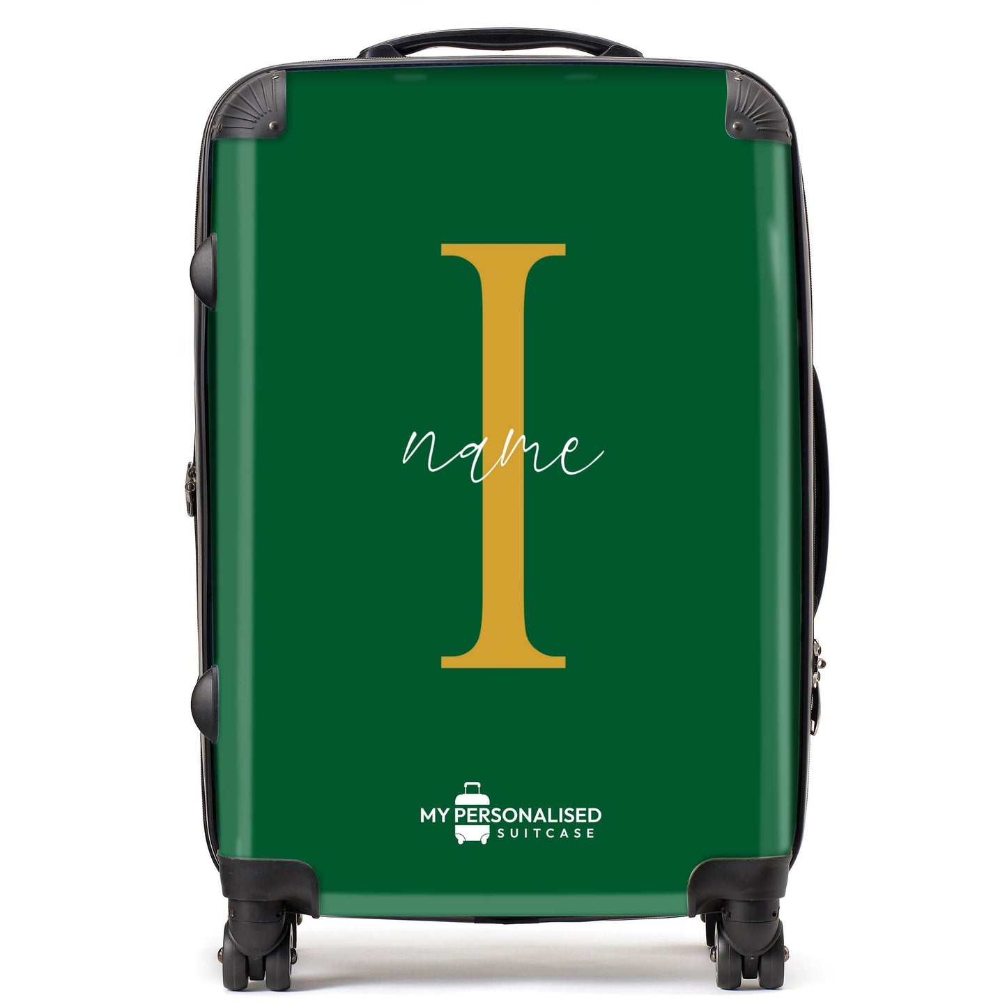 Personalised Forest Green Suitcase