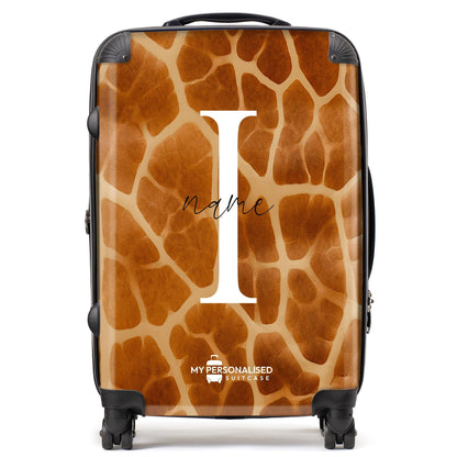 Personalised Giraffe Suitcase