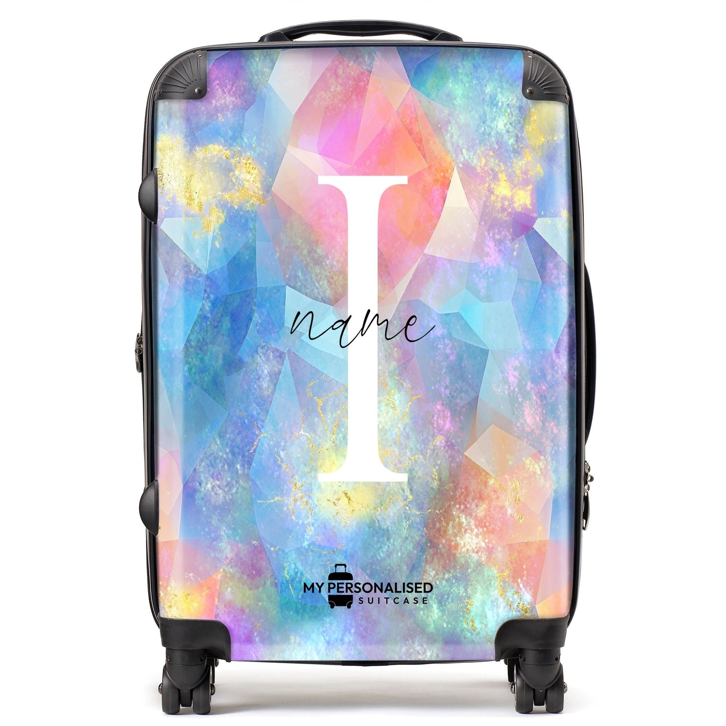 Personalised Opal Pattern Suitcase - 10