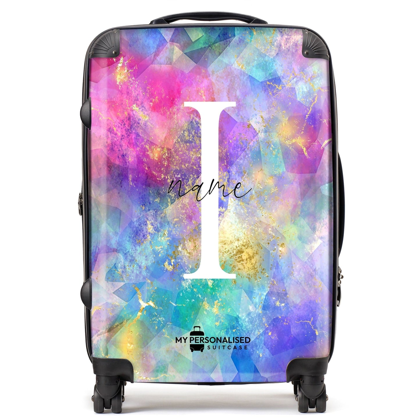 Personalised Opal Pattern Suitcase - 11