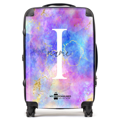 Personalised Opal Pattern Suitcase - 3