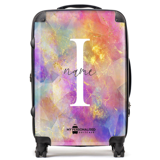 Personalised Opal Pattern Suitcase - 5