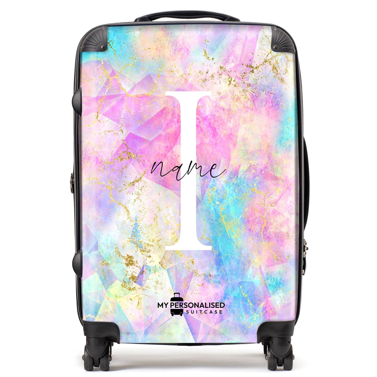 Personalised Opal Pattern Suitcase - 9