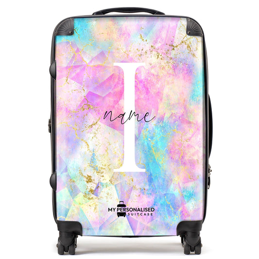 Personalised Opal Pattern Suitcase - 9