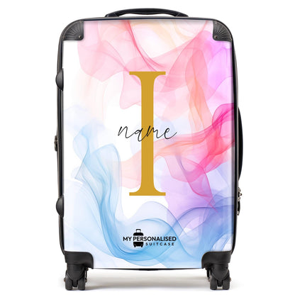 Personalised Smoke Pastel Suitcase - 10