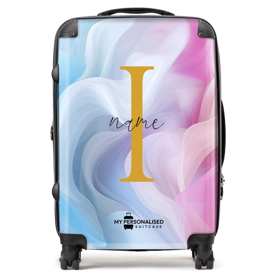 Personalised Smoke Pastel Suitcase - 5