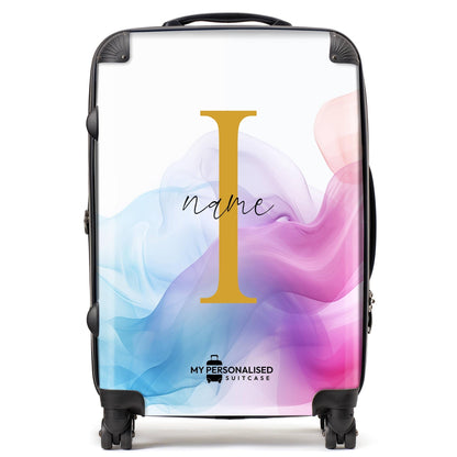 Personalised Smoke Pastel Suitcase - 7