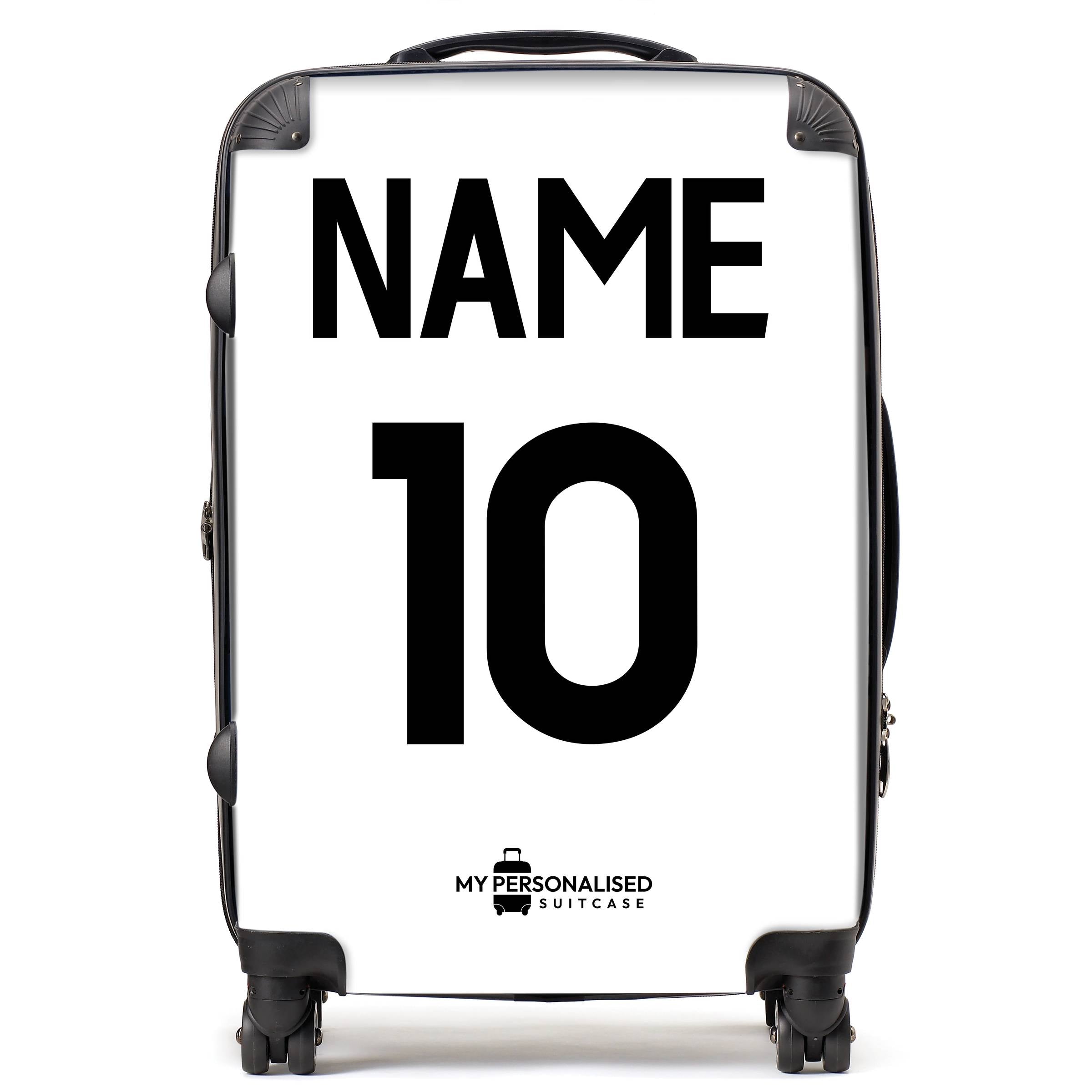 Personalised Suitcase Football Name and Number My Personalised Suitcase