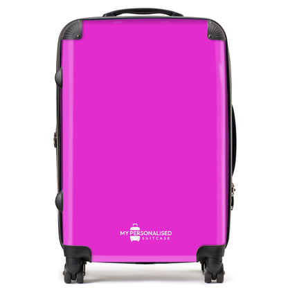 Personalised Pink Suitcase