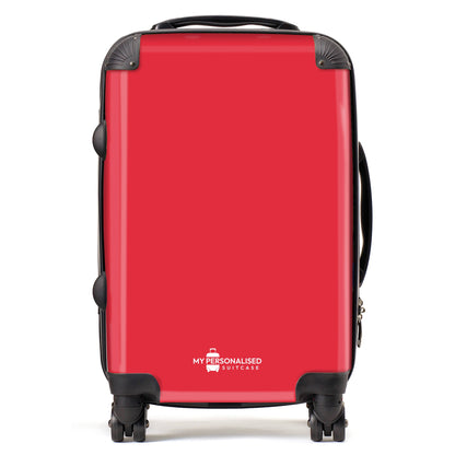 Personalised Red Suitcase