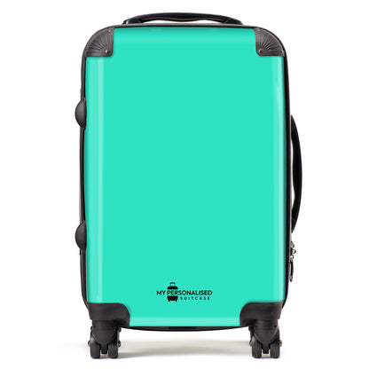 Personalised Turquoise Suitcase