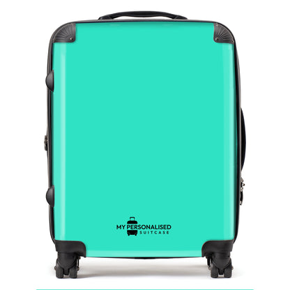 Personalised Turquoise Suitcase